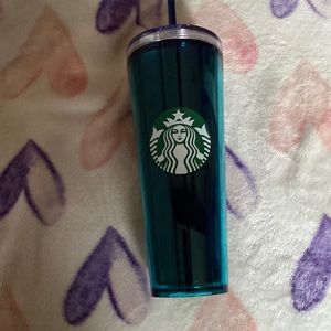 Starbucks ‘22 summer aqua terra confetti green cold cup